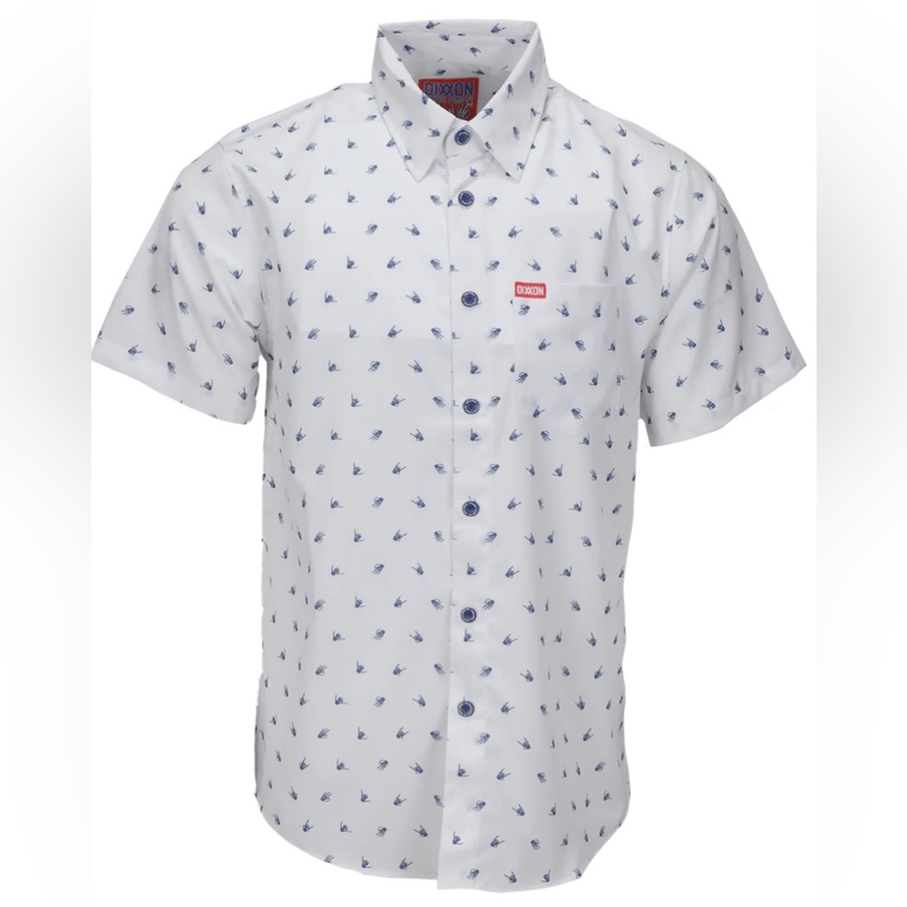 Dixxon “Brolingual” men’s size XL party shirt.